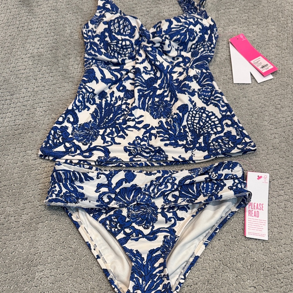 Lilly Pulitzer Women's Bikini in Blue and White